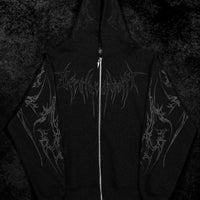 Kingslayer Oversized Zip-up hoodie [DARKNESS]