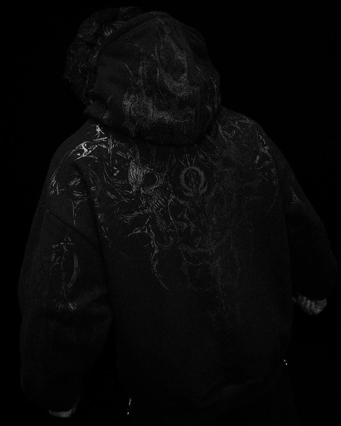 Nightreign Oversized pullover hoodie [DARKNESS]