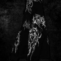 Deathblade Oversized pullover hoodie [VOID BLACK]