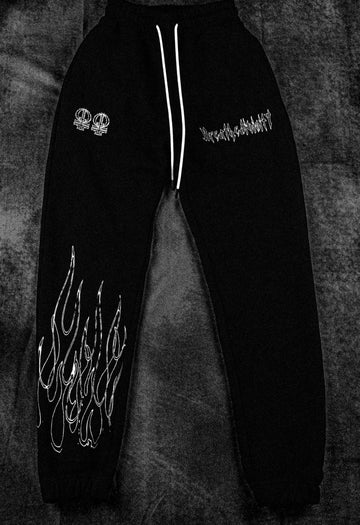 Shadow Flame Joggers PITCH BLACK