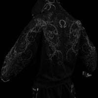 Sanctuary Oversized Zip-up Hoodie [VOID BLACK]