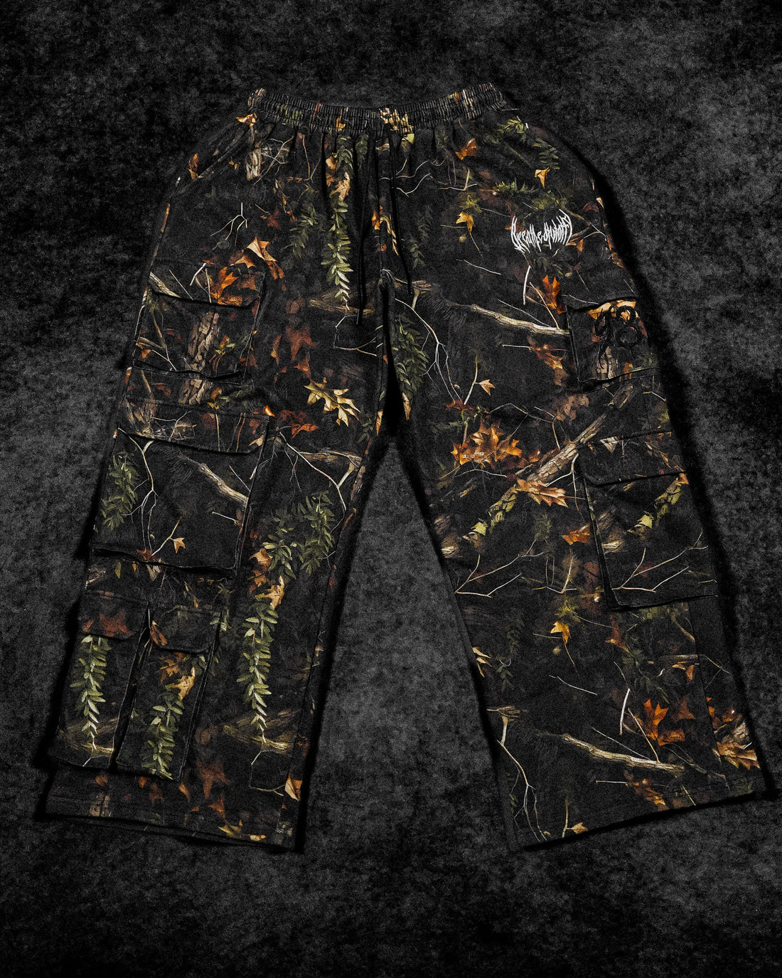 Camo Oversized Luxury Cargos [OVERGROWTH CAMO]