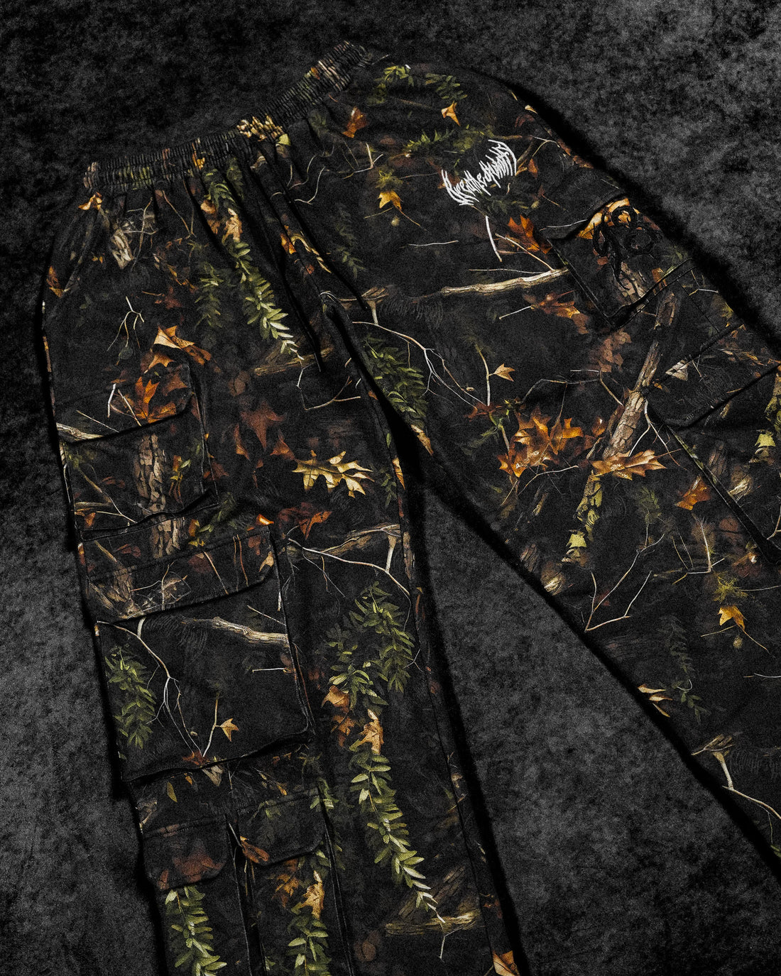 Camo Oversized Luxury Cargos [OVERGROWTH CAMO]
