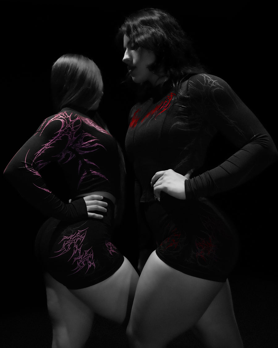 Women's Void Tech™ Moonveil Zip-up Compression jacket [NIGHTMARE]