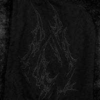 Kingslayer Oversized Zip-up hoodie [DARKNESS]