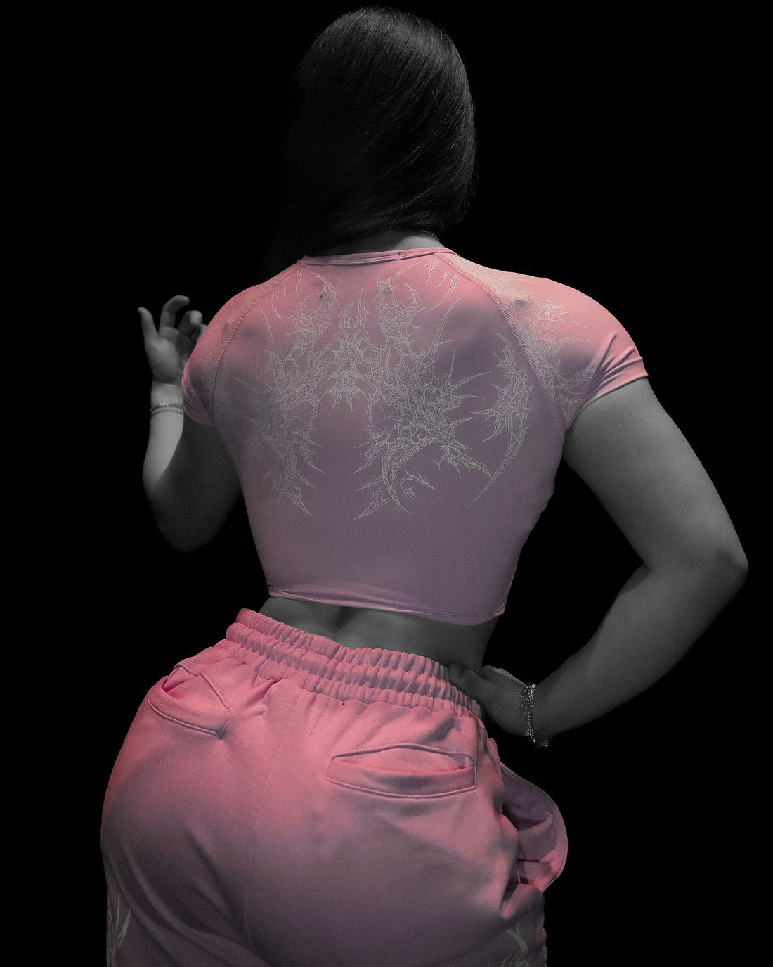 Women's Void Tech™ Malignant Shadow Cropped Compression [PINK]