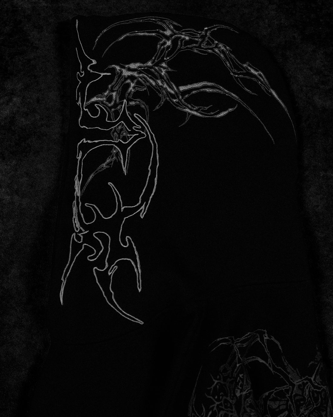 Deathblade Oversized pullover hoodie [MIDNIGHT]
