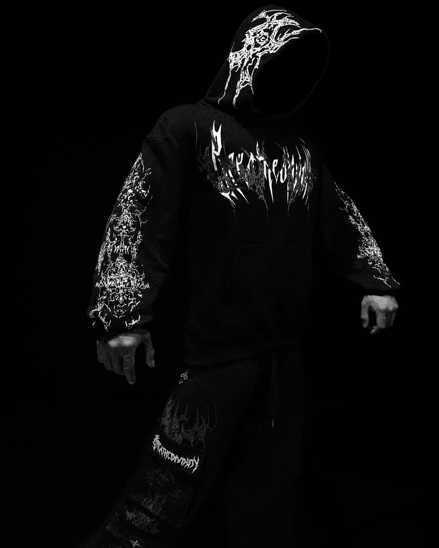 Cathedral Oversized pullover hoodie [MIDNIGHT]