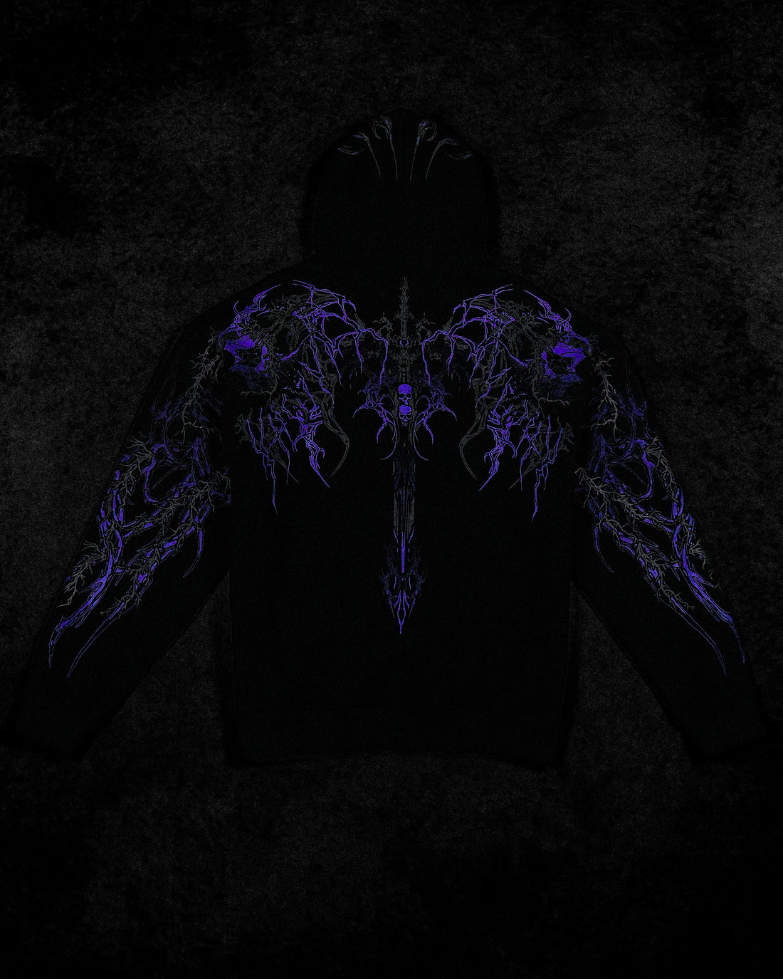 Deathblade Oversized pullover hoodie [DUSK]