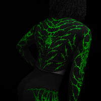 Women's Void Tech™ Widowmaker Zip-up Compression Jacket [GLOW IN THE DARK]