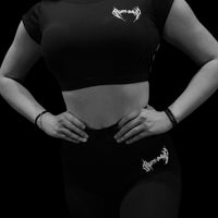 Void Tech™ Essential Open Back Crop Top [VOID BLACK]