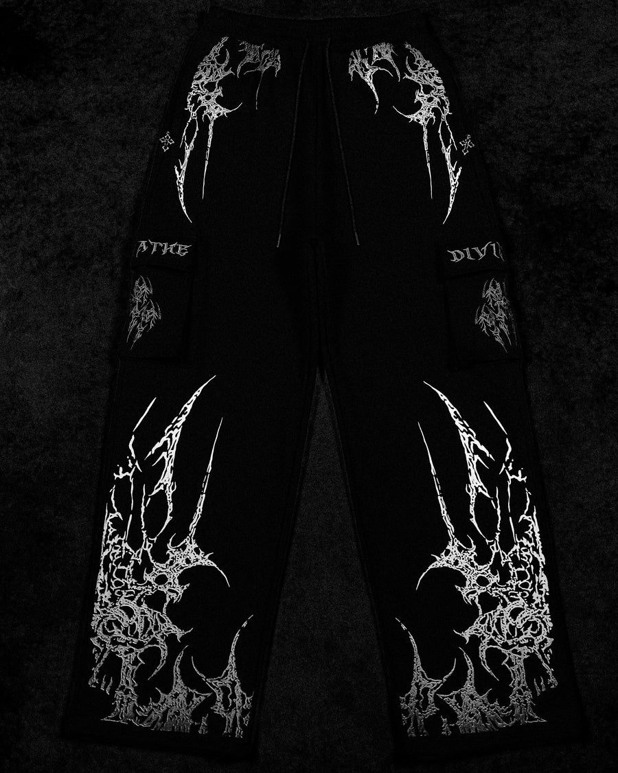 Bloodmoon Uncuffed Luxury Cargos [VOID BLACK]