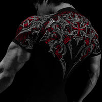 Void Tech™ Armored Short Sleeve Compression [BLOOD METAL]
