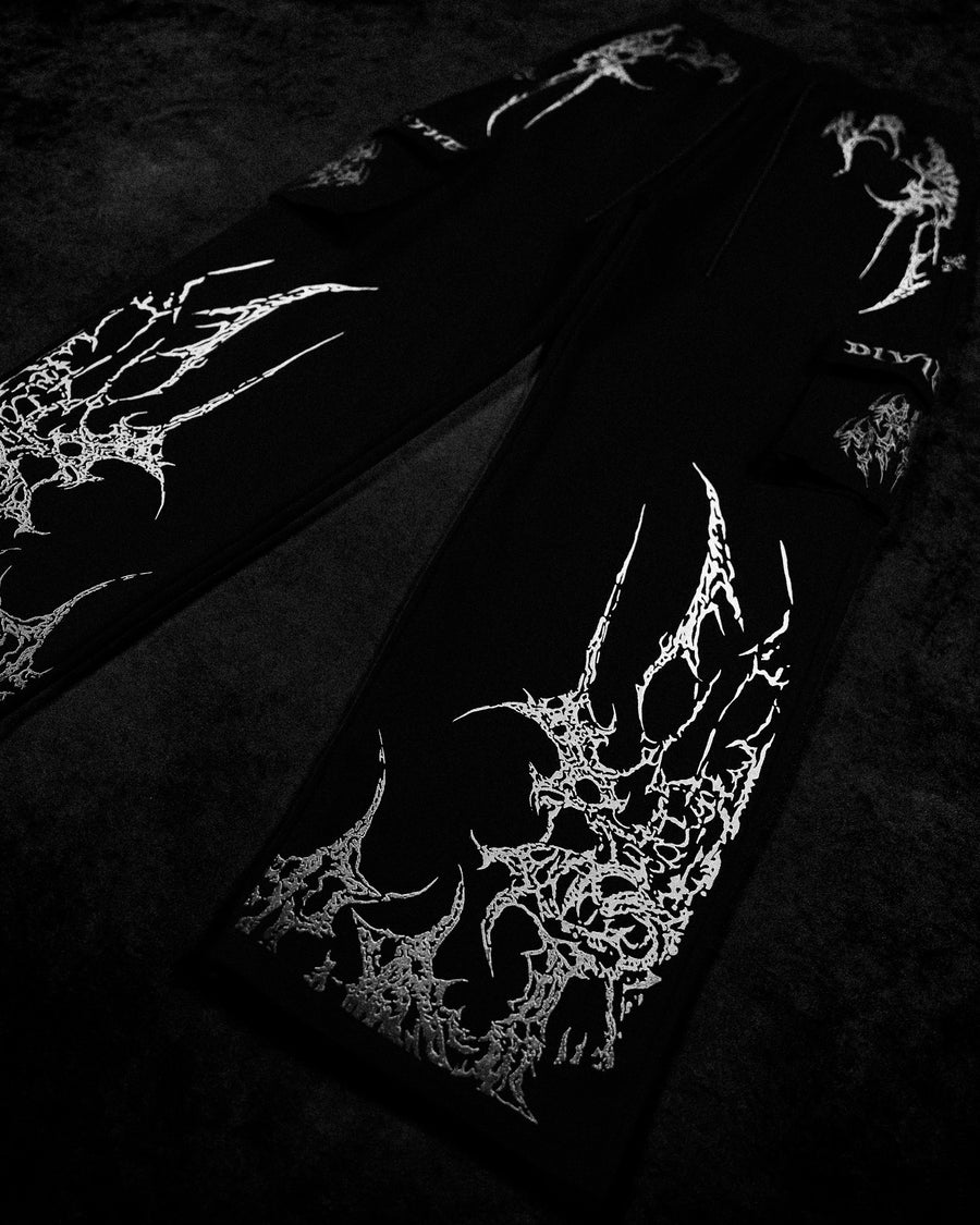 Bloodmoon Uncuffed Luxury Cargos [VOID BLACK]