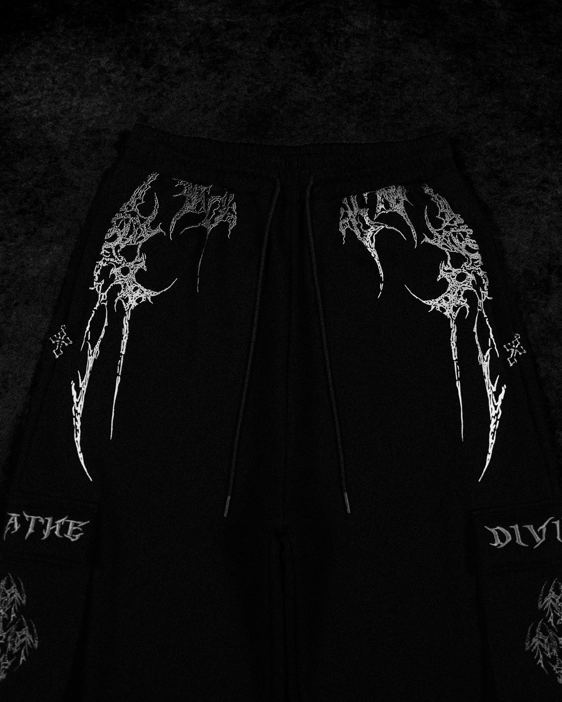 Bloodmoon Uncuffed Luxury Cargos [VOID BLACK]