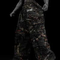 Camo Oversized Luxury Cargos [OVERGROWTH CAMO]
