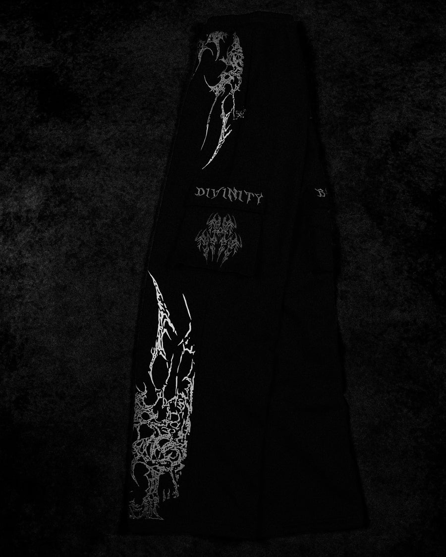 Bloodmoon Uncuffed Luxury Cargos [VOID BLACK]