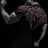 Void Tech™ Armored Short Sleeve Compression [BLOOD METAL]
