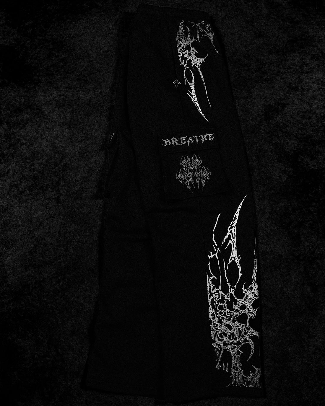 Bloodmoon Uncuffed Luxury Cargos [VOID BLACK]