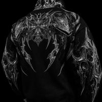 Berserker Oversized Zip-up Hoodie [VOID BLACK]
