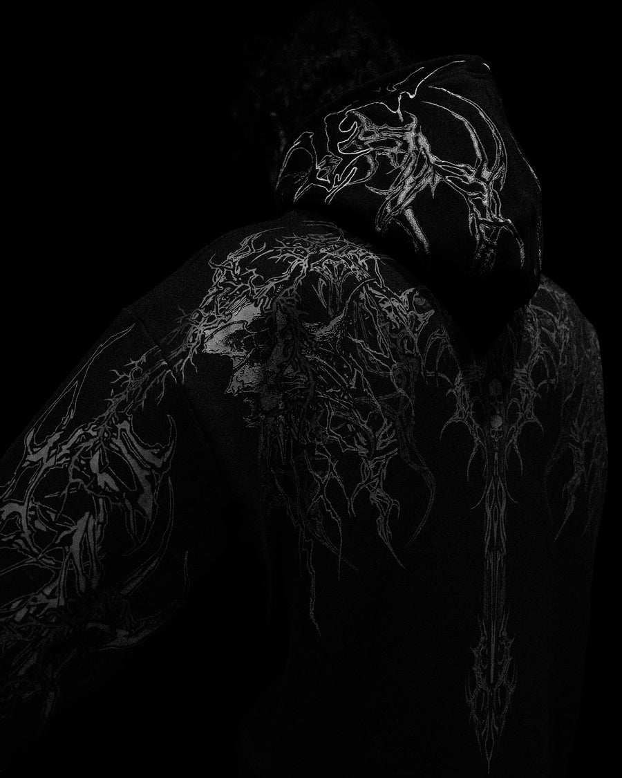 Deathblade Oversized pullover hoodie [MIDNIGHT]