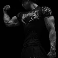 Void Tech™ Fallen Knight Short Sleeve Compression [VOID BLACK]