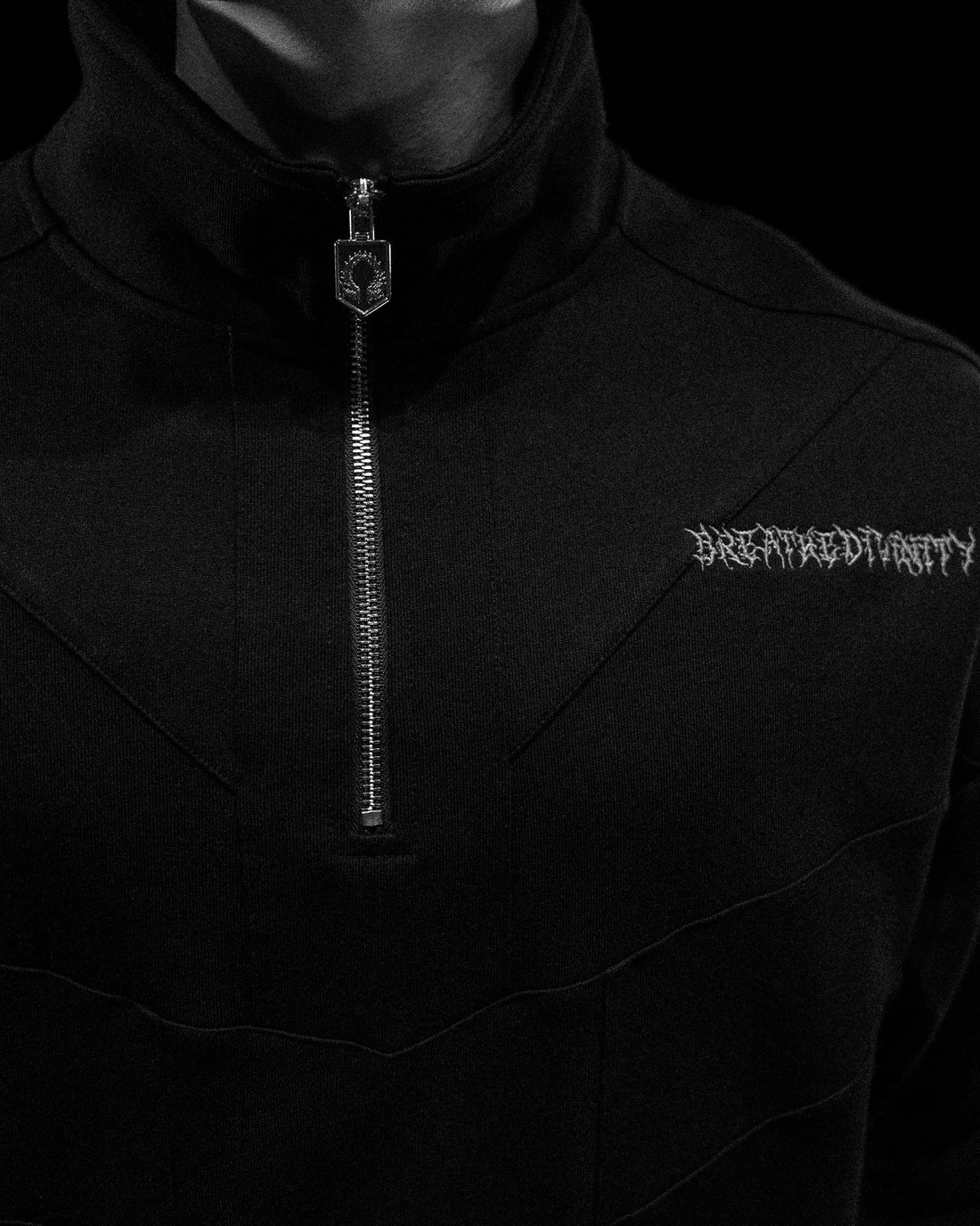 937 Embroidered Tactical Oversized Full-Zip Jacket [VOID BLACK]