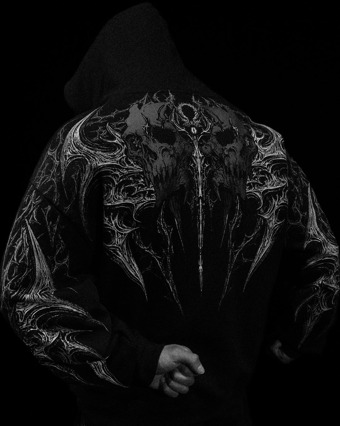 Eclipse Oversized Pullover Hoodie [MIDNIGHT]