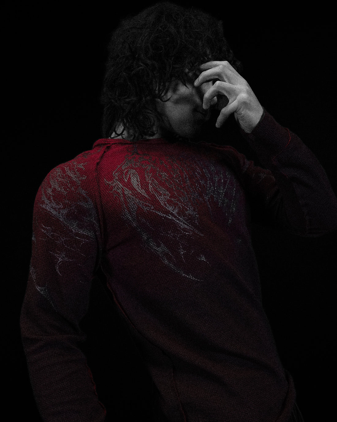 Obsidian Thermal longsleeve T-shirt [CRIMSON]