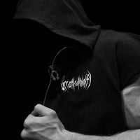 Venom Cutoff Zip-up Hoodie [VOID BLACK]