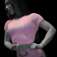 Women's Void Tech™ Malignant Shadow Cropped Compression [PINK]