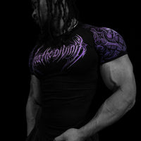 Void Tech™ Armored Short Sleeve Compression [AMETHYST]