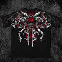 Seraphim Oversized T-SHIRT [HEAVENLY RED]