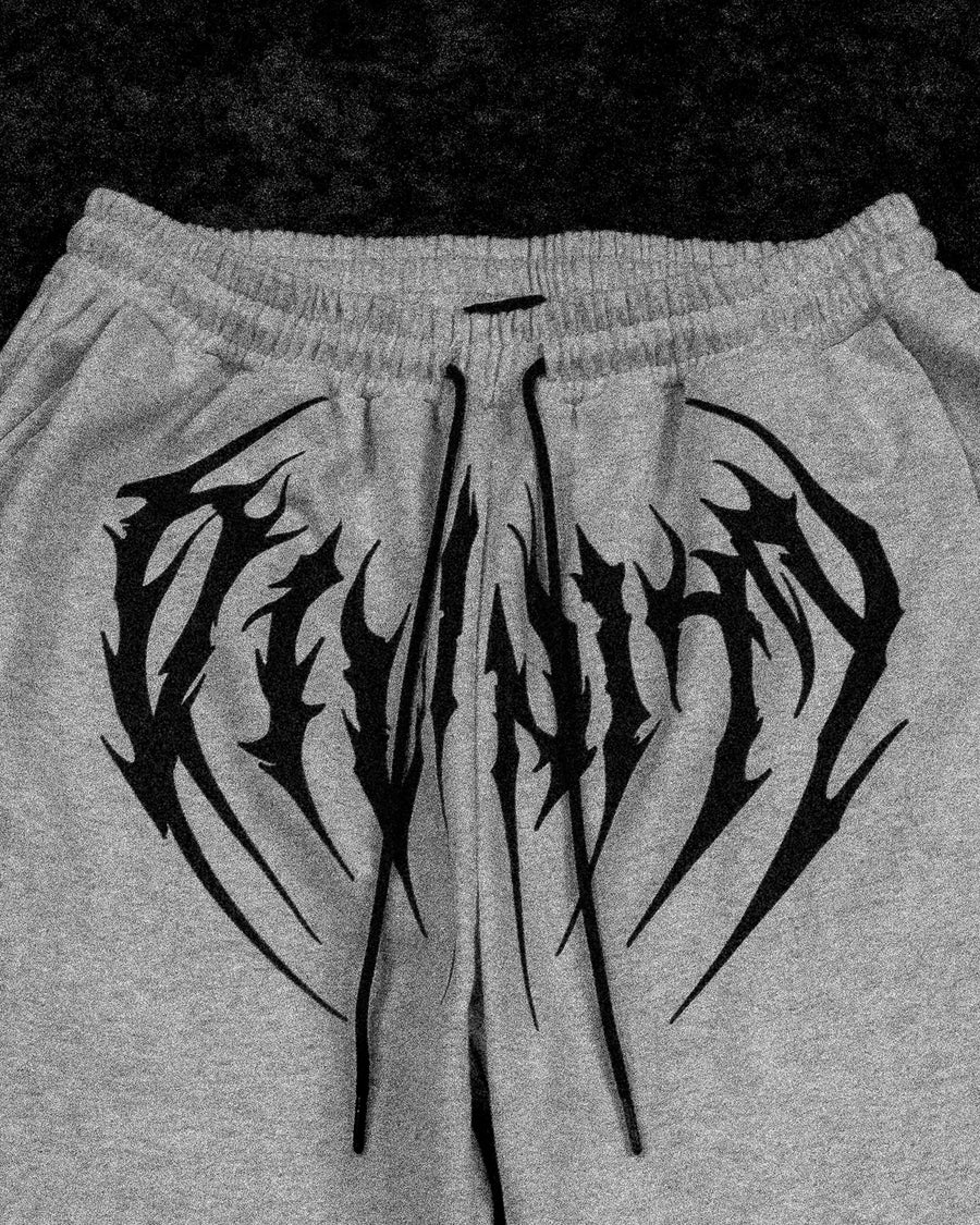 Nightstalker Banana Shape Uncuffed luxury sweatpants [HEATHER GREY]