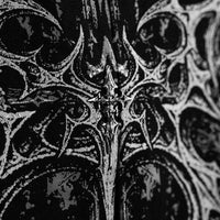 Death-Script Oversized Uncuffed Cargos [VOID BLACK]