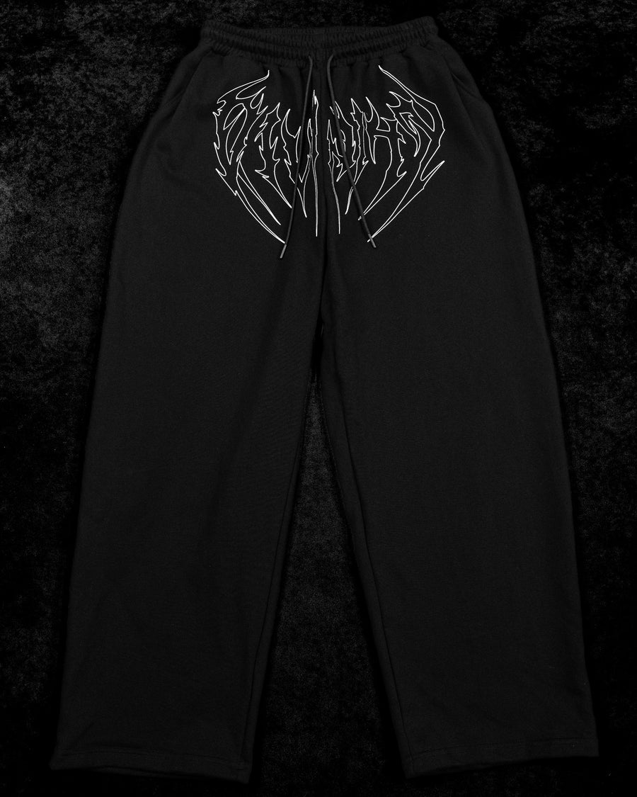 Banana Shape Uncuffed luxury sweatpants [VOID BLACK] MEN'S BF COLL 2025