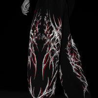 Blood Omen Banana Shape Uncuffed luxury sweatpants [HEAVENLY RED]