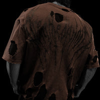 Tarnished Destroyed Oversized T-shirt [ROOT BEER]