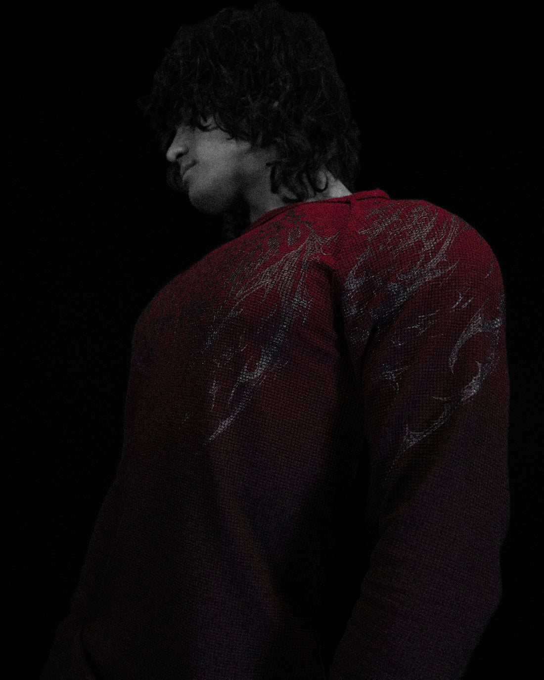 Obsidian Thermal longsleeve T-shirt [CRIMSON]