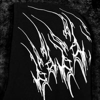 Doomslayer Oversized pullover hoodie [VOID BLACK]