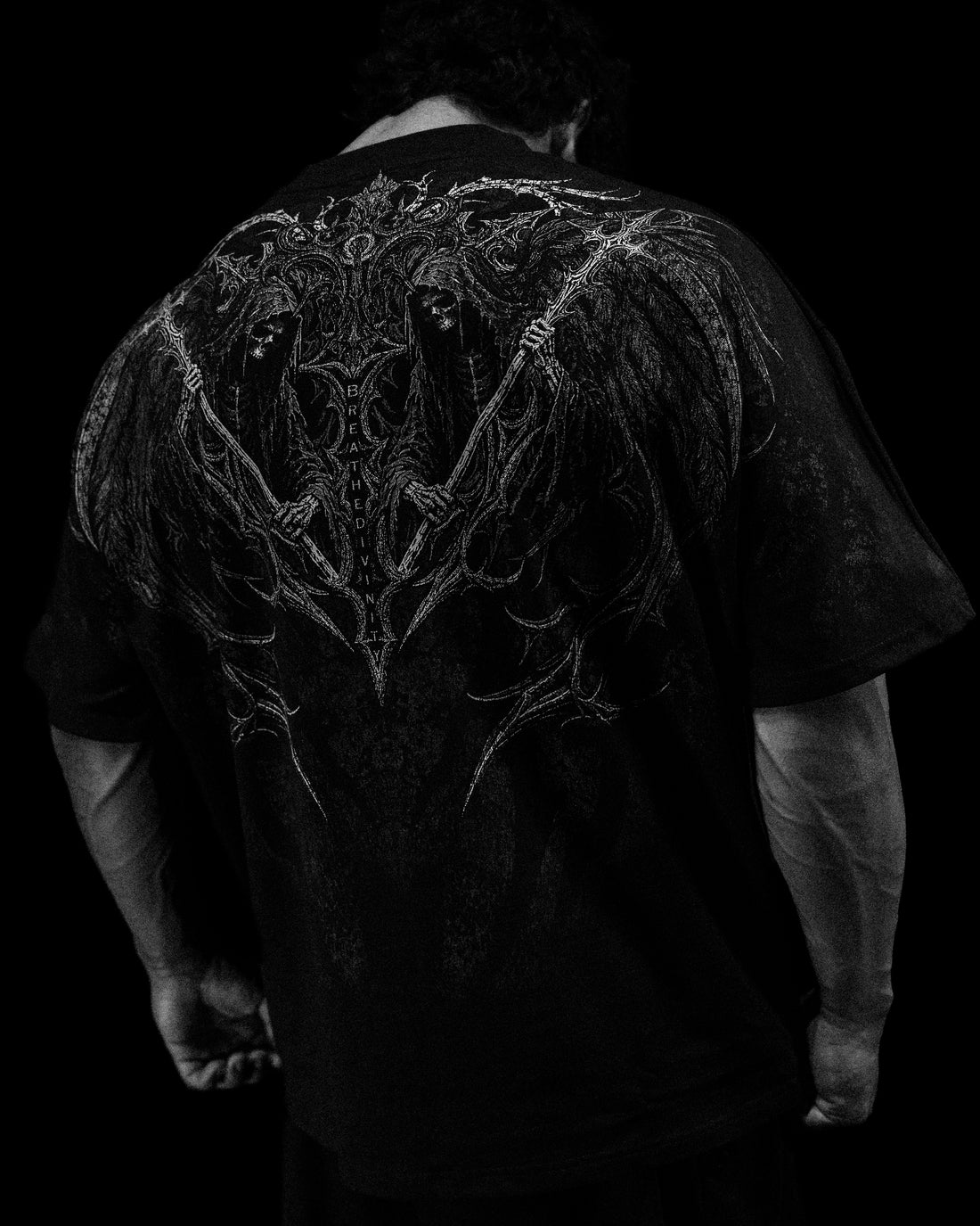 Blood Reaper Oversized T-shirt [VOID BLACK]