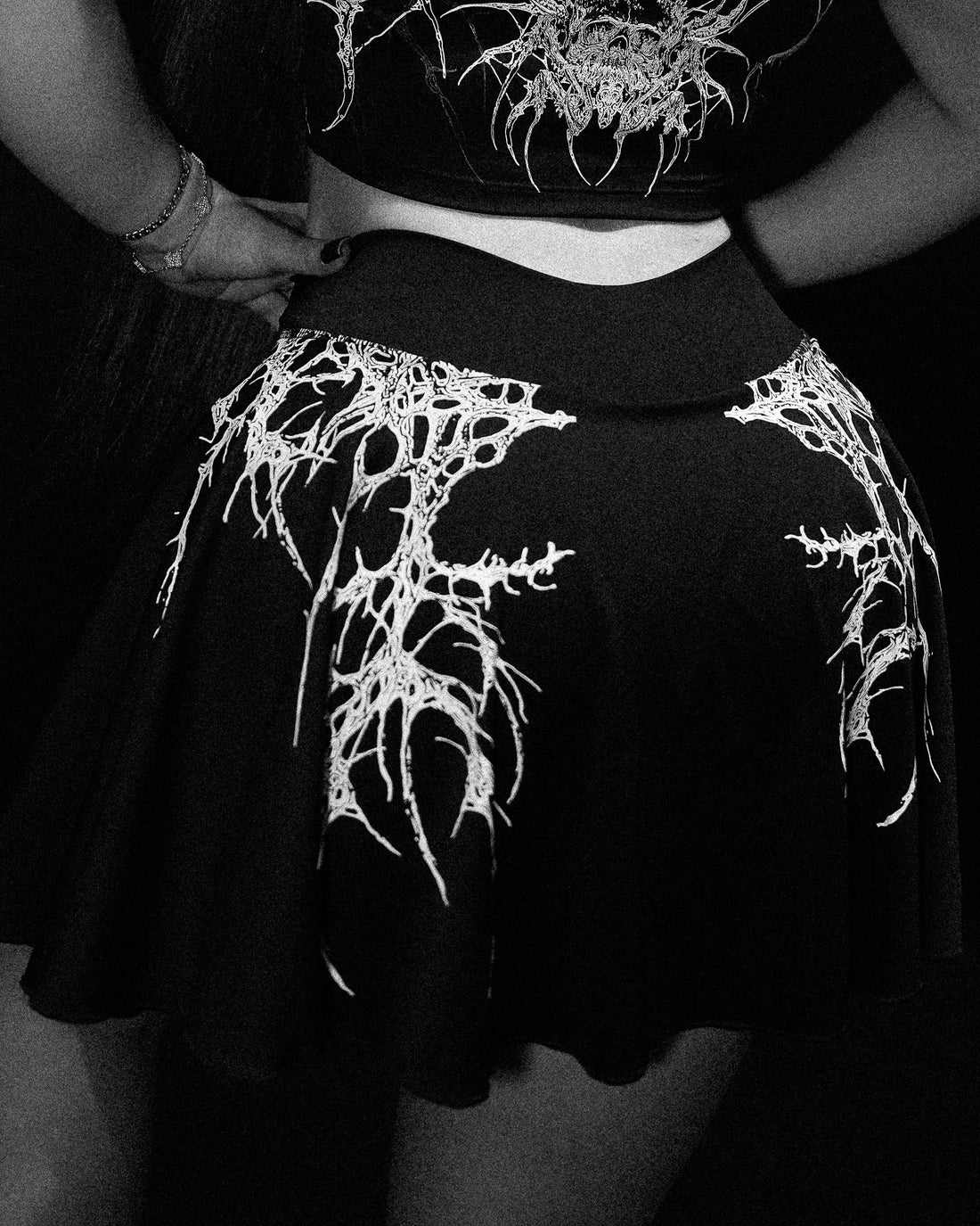 Women's Black Widow Athletic Skirt [VOID BLACK]