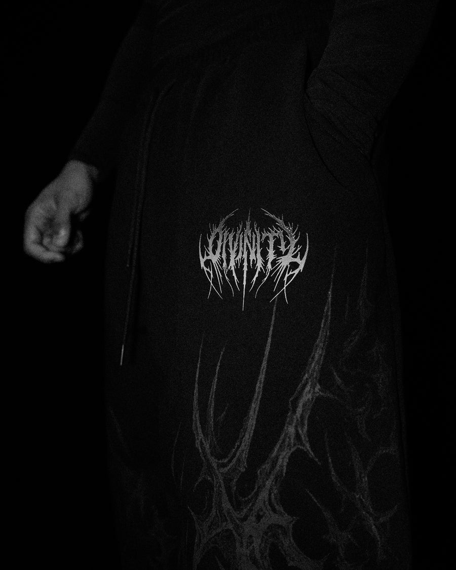 Blood Omen Banana Shape Uncuffed luxury sweatpants [MIDNIGHT]