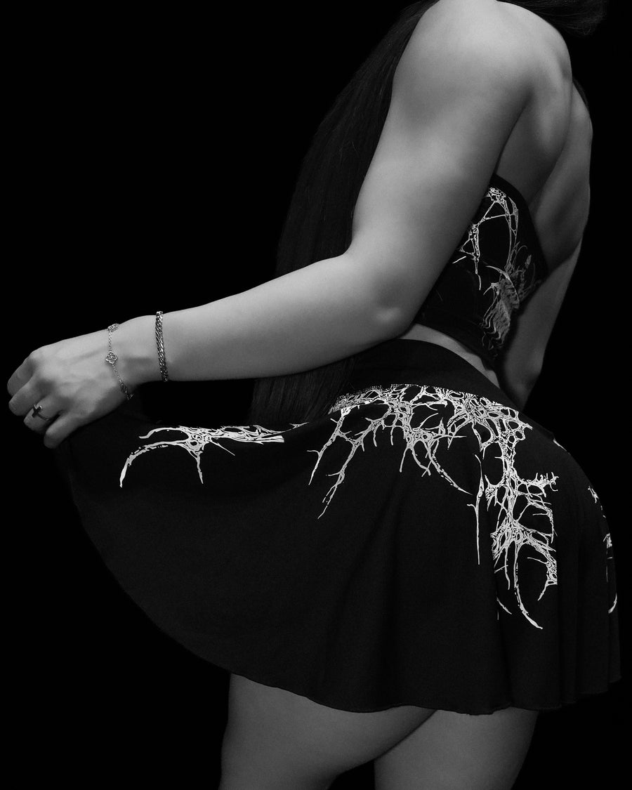 Women's Black Widow Athletic Skirt [VOID BLACK]