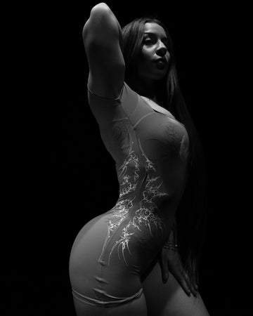 Women's Void Tech™ Nocturne's Kiss Bodysuit [SILVER]