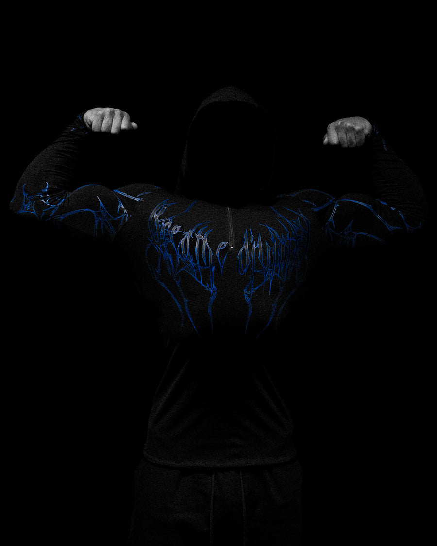 Void Tech™ Hollow Knight hoodie Compression [MOONLIGHT BLUE]