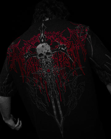 Bone Splitter Oversized T-shirt [NIGHTMARE]