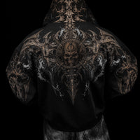 Death Slayer Oversized Zip-up Hoodie [WITHER]