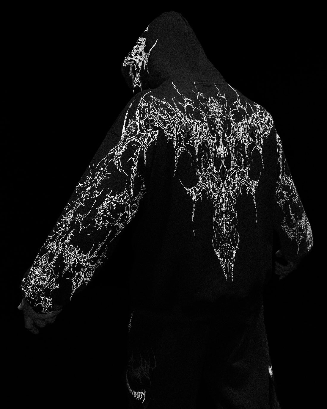 Cathedral Oversized pullover hoodie [MIDNIGHT]