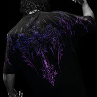 Dark Cathedral Oversized T-shirt [HOLLOW PURPLE]